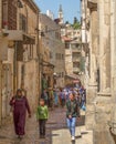 Tour Groups in Old City Jerusalem